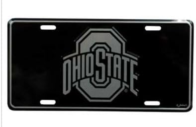 NCAA Ohio State OSU Buckeyes Elite 6x12 inch Metal License Plate