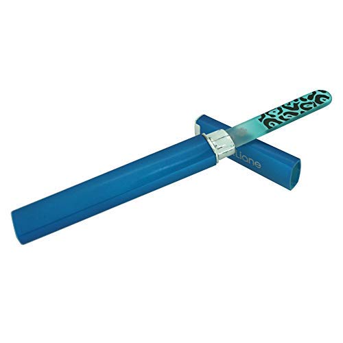 G.Liane Glass Nail Files Professional Crystal Nail File for Natural Nails Acrylic Nails Gels Nails Manicure Pedicure Tools for Home and Salon (Blue)