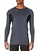TSLA Men's UPF 50+ Long Sleeve Compression Shirts, Athletic Workout Shirt, Water Sports Rash Guard