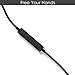 Marsno M2 Wired In Ear Headphones, Earbuds, Full Metal Earphones with Mic and Volume Control, High Definition, Noise Isolating, Deep Bass, Ergonomic Design &Crystal Clear Sound,3.5mm Jack,Grey Housing