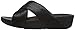 FitFlop Women's Swoop Slide Flip Flop, Black, 7 M US