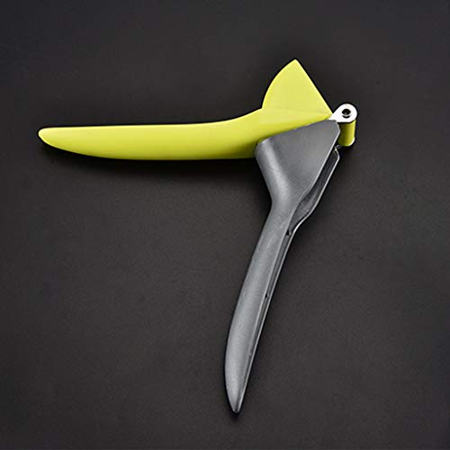 Stainless Steel Garlic Press Crusher Squeezer Masher Home Kitchen Mincer Tool-SUNSEE New (Green) - Thumbnail 2