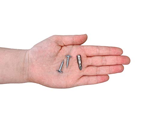 (700 Stück) Verzinkter Stahl 5,0 x 20 mm Holzschrauben Metallschrauben Modifizierter Halsspannkopf Selbstschneidend (700… – Bild 6