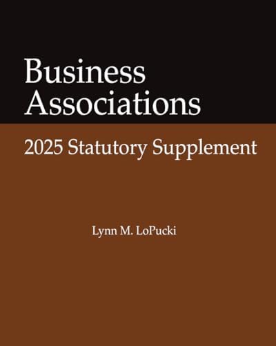Business Organizations: A Transactional Approach [Connected eBook