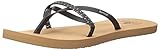 Reef Women's Bliss Wild Flip Flop, Black, 8 M US