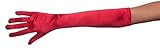 Very Long Satin Gloves in 38 Assorted Colors Assorted Glove Colors: Red