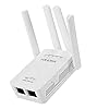 Wifi Router Wi-Fi Signal Booster Signal Range Extender 300Mbps Wireless Repeater 4 antennes 5 Modes Ethernet LAN-poort 2…