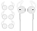Ear Gel for Apple iPhone Earpod Cover Anti-Slip Silicone Soft Replacement Sport Earbud Tips for iPhone 7 / 6S / 6 Plus / 5S / 5C / 5 Comfortable 4 Pairs (Clear)