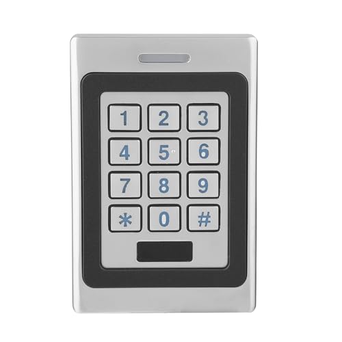 Access Control, VBESTLIFE IP67 Waterproof Door Entry Backlit Keypad RFID Controller System, Code and IC Card Door Access Controller with Alarm for Home, Office, Residential