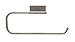 Chrome Paper Towel Holder Over Cabinet Door Soft Sponge Won't Scratch Your Cabinet Door,