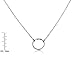 925 Sterling Silver Karma Ring Circle of Life Pendant Necklace