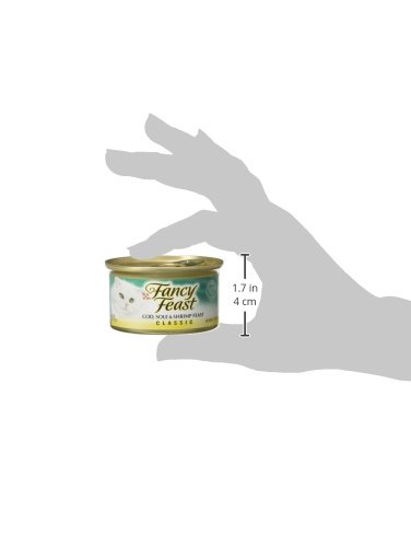 PURINA FANCY FEAST SEAFOOD CLASSIC PATE COLLECTION GRAIN FREE WET CAT FOOD VARIETY PACK – (PACK OF 30) 3 OZ. CANS
