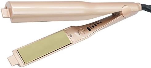 2 In 1 Hair Straightener And Hair Curly Tools, Titanium heating tube Fast Heating For The Global Voltage 110 ~ 240v, Temperature Adjustment Range 140 ° C ~ 220 ° C Flat Iron
