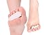 ERGOfoot Hammer Toe Corrector 4 PCS, Hammer Toe Straightener with 3 Separator Loops, Relieve Foot Pain, Pressure, Discomfort, Realign Bent, Crooked, Curled, Claw, Cushion Crest for Men and Women