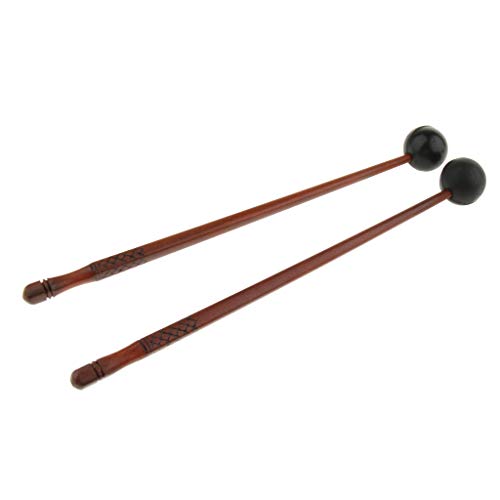 image for Baosity 1 Pair Wooden Tongue Drum Sticks Mallets Beaters Percussion In