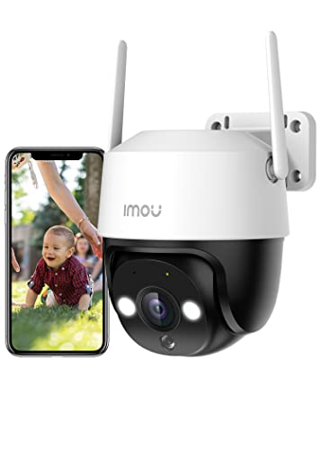 Imou 3K/5MP Überwachungskamera Aussen 360° PTZ WLAN IP Kamera Überwachung Aussen, KI-Personen-/Fahrzeugerkennung, 30m Vollfarbige Nachtsicht, Automatische Verfo