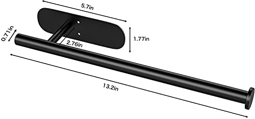 Paper Towel Holder Under-Cabinet and Wall-Mount - Both Available in Self Adhesive and Screws Paper Towel Holder for Kitchen, SUS304 Stainless Steel