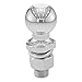 CURT 40004 Chrome Trailer Hitch Ball, 6,000 lbs., 2-Inch Diameter Tow Ball with 1-Inch x 2-1/8 -Inch Shank primary