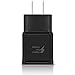 Samsung Galaxy S7 Adaptive Fast Charger Micro USB 2.0 Cable Kit by Ixir - {Wall Charger + Car Charger + 2 Cable} True Digital Adaptive Fast Charging up to 50% Faster Charging! (Black)