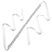 Remedios Crystal Satin Bridal Sash Wedding Belt for Wedding Party Prom Dress, White