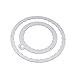 We-buys Round Lace Cutting Dies Stencil Metal Mould for DIY Scrapbook Album Paper Card