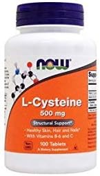 Amazon 海外直送品 ナウフーズ 2本セット アメリカ製 L システイン 500mg 100タブレット Now Foods ナウ フーズ L システイン