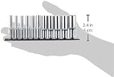 Blue Spot Tools 01540 1/4 Inch Deep Metric Socket Set with Rail - Chrome view 7