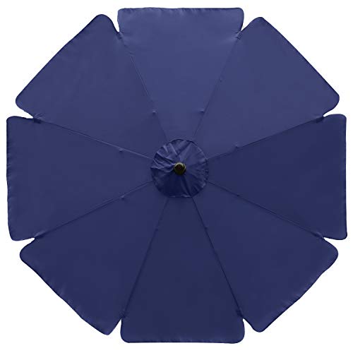 ABCCANOPY Premium Terrassenschirme, 2,4 m, Marineblau – Bild 5
