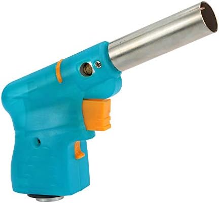 JUNLILIN LightersLight Outdoor Gas Torch Welding Soldering Lighter Butane Burner Gas Torch Flamethrower Bbq Tool Camping Electronic Ignition Gun