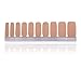 HIGH'S Single Color Series Classic Collection Manicure Nail Polish Strips Nail Wraps, Sienna