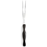 CUTCO Model 1727 Carving Fork with Classic Dark Brown handle (often called "Black") in factory-sealed plastic bag.