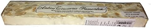 Antica Torroneria Piemontese Crunchy Nougat Block with Almonds 5.25 Oz.