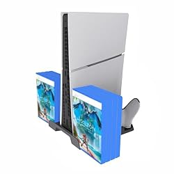 FONGWAN PS5 Slim Vertical Stand with Cooling Fan