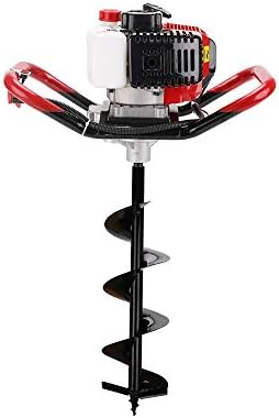 Moomax 1200w Electric Fence Post Hole Borer Gasoline Drill Earth Auger 52cc Home Garden Working Equipment