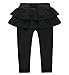 Coodebear Girls' Pantskirt Double Layers Bowknow Culottes Pants