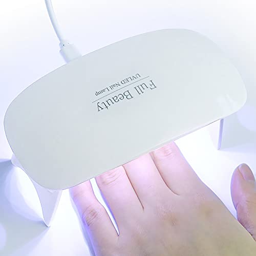 Nail Dryer, UV LED Lamp for Gel Nails, with 2 Timers 45s, 60s Settings, Foldable Professional Nail Dryer Gel Polish Light, Nail Polish Curing Gel LED Dryer