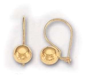 earrings drop yellow gold