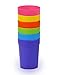 Bekith 18 Pack Plastic Tumblers, 13-ounce Reusable Break-resistant BPA-Free Plastic Cups in 6 Assorted Colors