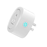 Smart Plug iCoostor Wi-Fi Outlet Socket Wireless Compatible with Alexa Energy Monitoring Remote Control Your Devices from Anywhere ETL Listed Timing Function for Smart Phone (WP1-1-White)