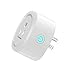 iCoostor Wi-Fi Smart Plug Mini Outlet: Wireless Wi-Fi Outlet Plug To Remote Control Smart Home & Devices| Energy Saving Smart Socket with Timer| Compatible with Alexa Echo, Google Home (WP1-1-White)