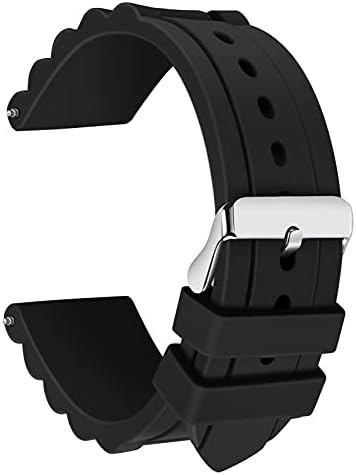 22mm Black Waterproof Silicone Rubber 