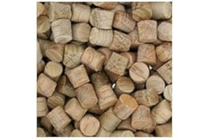 WidgetCo 1/4" Oak Wood Plugs, Face Grain