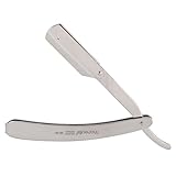 Barber 8 Inch Shaving Straight Edge Razor Silver