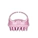 Vebiys Hair Scalp Massager Shampoo Brush - Scalp Brush For Hair Washing - Upgraded Head scrubber, Soft Silicone Bristles For Exfoliating And Remove Dandruff, Improve Hair Growth(Pink)