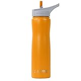 EcoVessel Summit TriMax Vacuum Insulated Stainless Steel Water Bottle, Mystic Mango, 24 oz