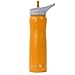 EcoVessel Summit TriMax Vacuum Insulated Stainless Steel Water Bottle with Flip Straw Top - 24 Ounce - Mystic Mango