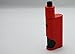 Fire Red 3D Carbon Fiber Protective Air Release Vinyl Decal Wrap for KangerTech Dripbox Vape Box Mod by Necro Wraps