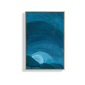Framed Canvas Wall Art for Living Room, Bedroom Dolphins Canvas Prints for Home Decoration Ready to Hanging - 16x24 inches
