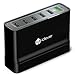 iClever BoostCube+ 60W 6 Port USB Wall Charger | Desktop Charger, 5 Ft Detachable Power Cord Charging Station for iPhone 7/6s, iPad Pro/Air 2/mini, Galaxy, LG, Nexus, HTC and More