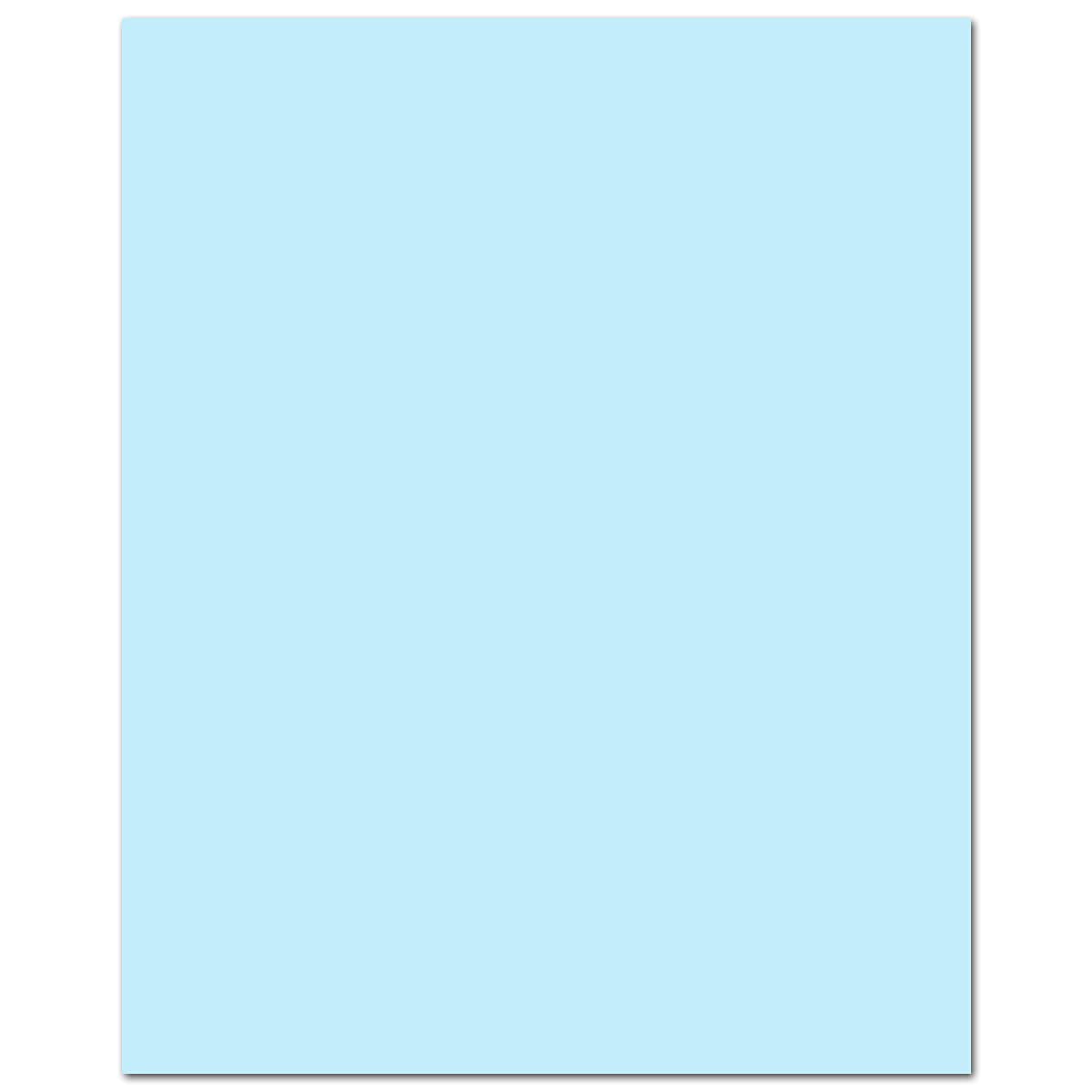 10 x A4 240gsm Colored Card Stock Pack of 10 Sheets (Baby Blue)